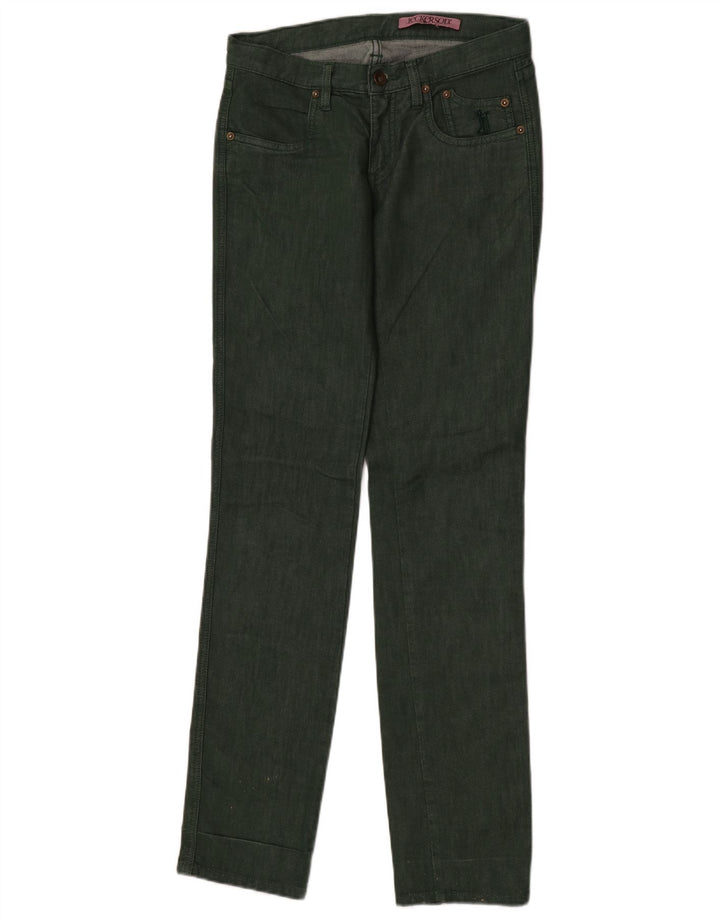 Jeckerson Womens Slim Jeans W28 L34 Green