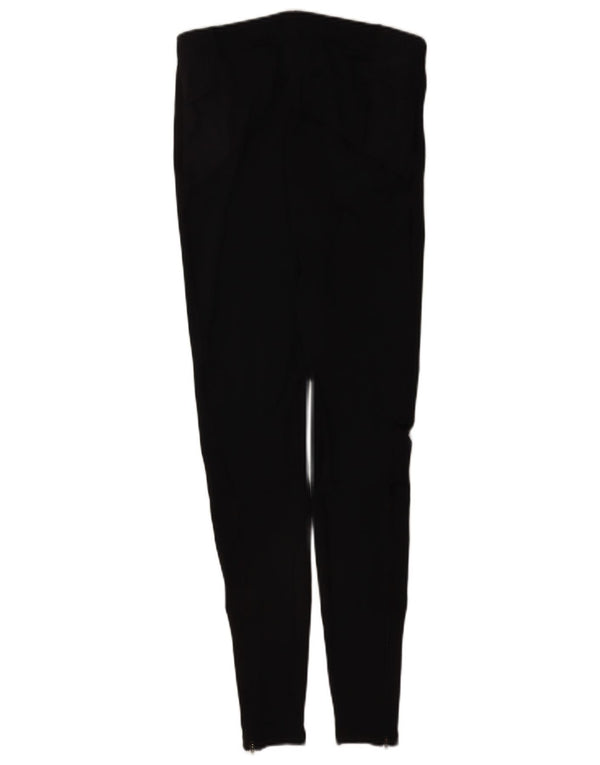Under Armour Womens Heat Gear Leggings UK 16 Large  Black Polyester