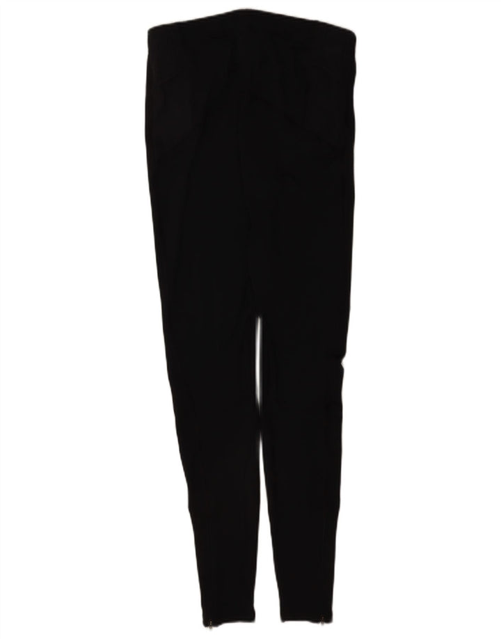 Under Armour Womens Heat Gear Leggings UK 16 Large  Black Polyester