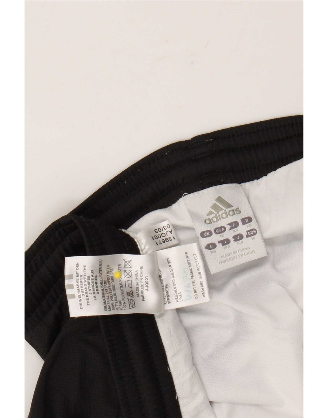 Adidas Boys Climalite Sport Shorts 13-14 Years Black Polyester