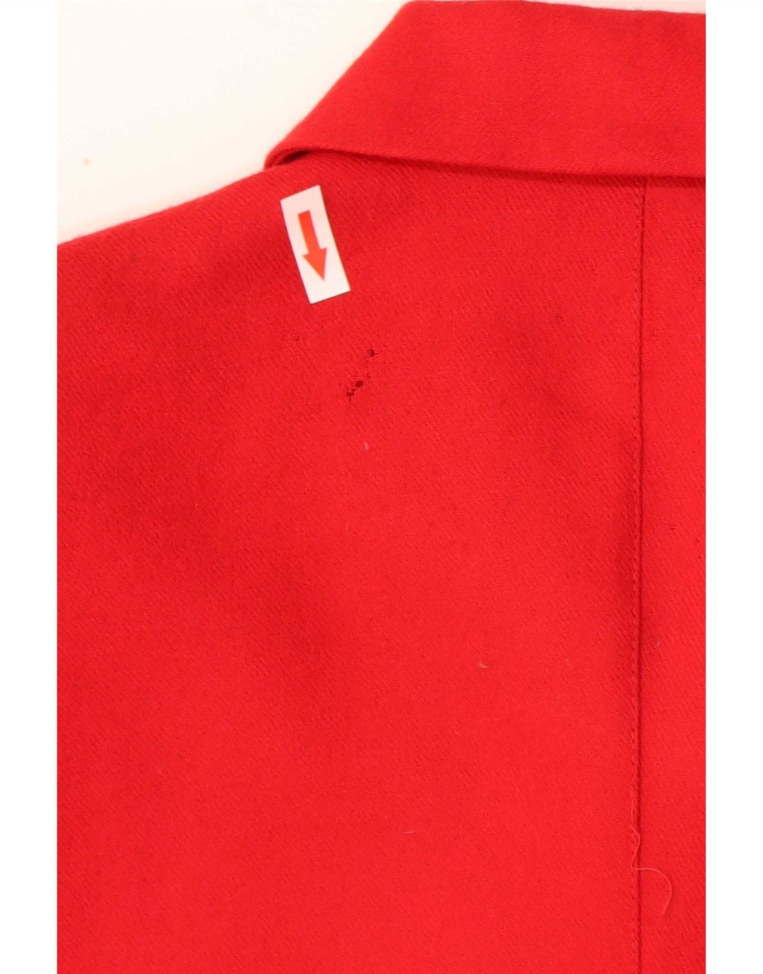 Vintage Damen 5-Knopf-Blazerjacke IT 44 Medium Red Wool Classic