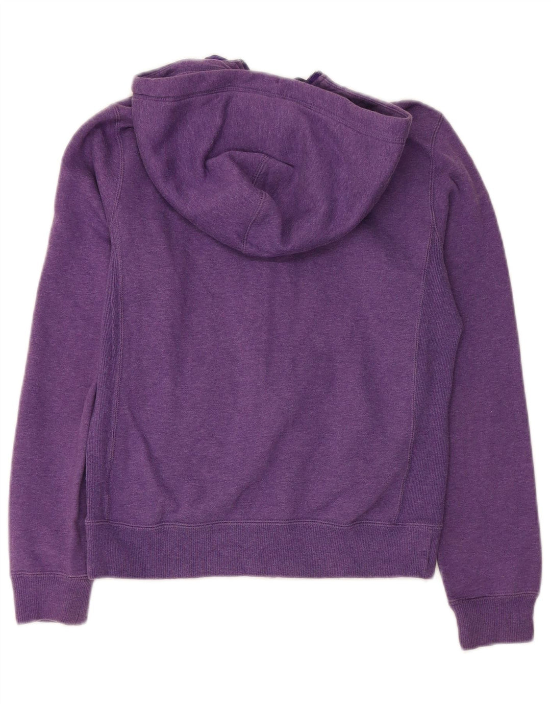 Suéter feminino Nike Dri Fit Zip com capuz UK 12 médio roxo algodão