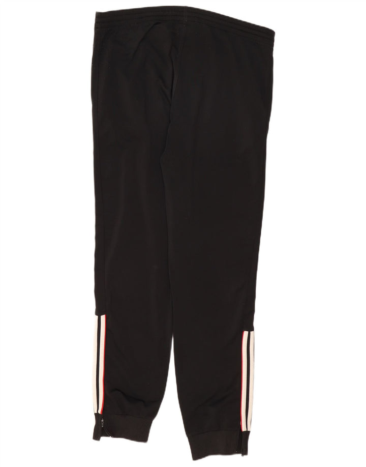 ADIDAS Mens Tracksuit Trousers Joggers UK 38/40 Medium  Black Polyester