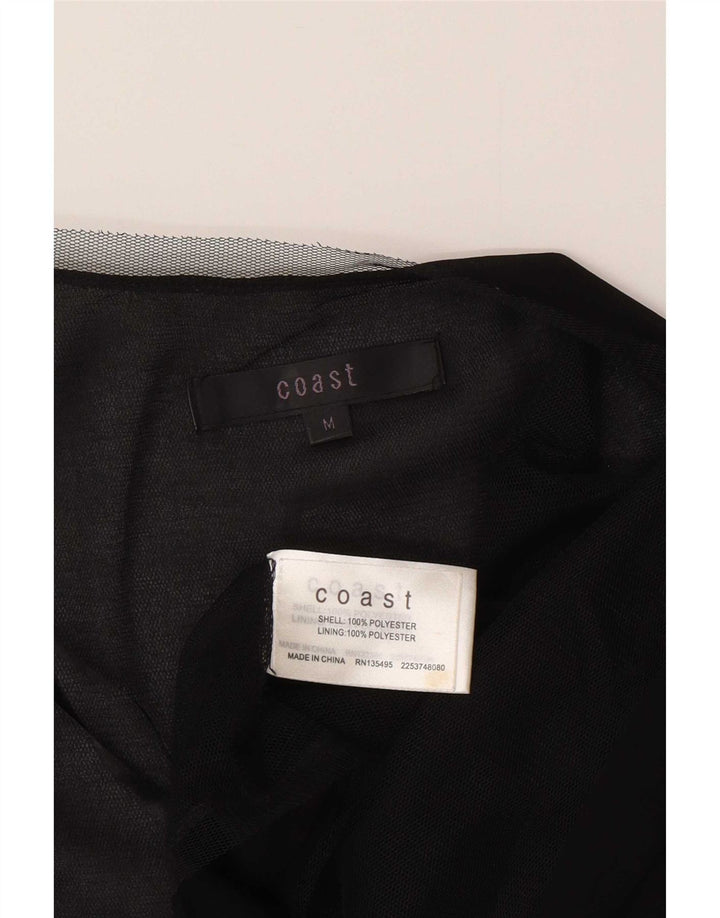Coast Damen-Bolero-Oberteil mit 3/4-Ärmeln, durchsichtig, UK 14, Mittelschwarz, Polyester