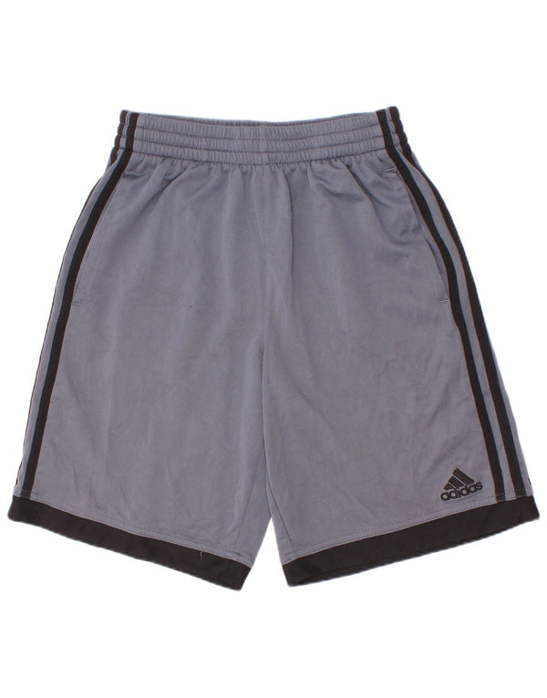 Adidas Pantalones cortos deportivos para niño 10-11 años Azul medio Poliéster color block