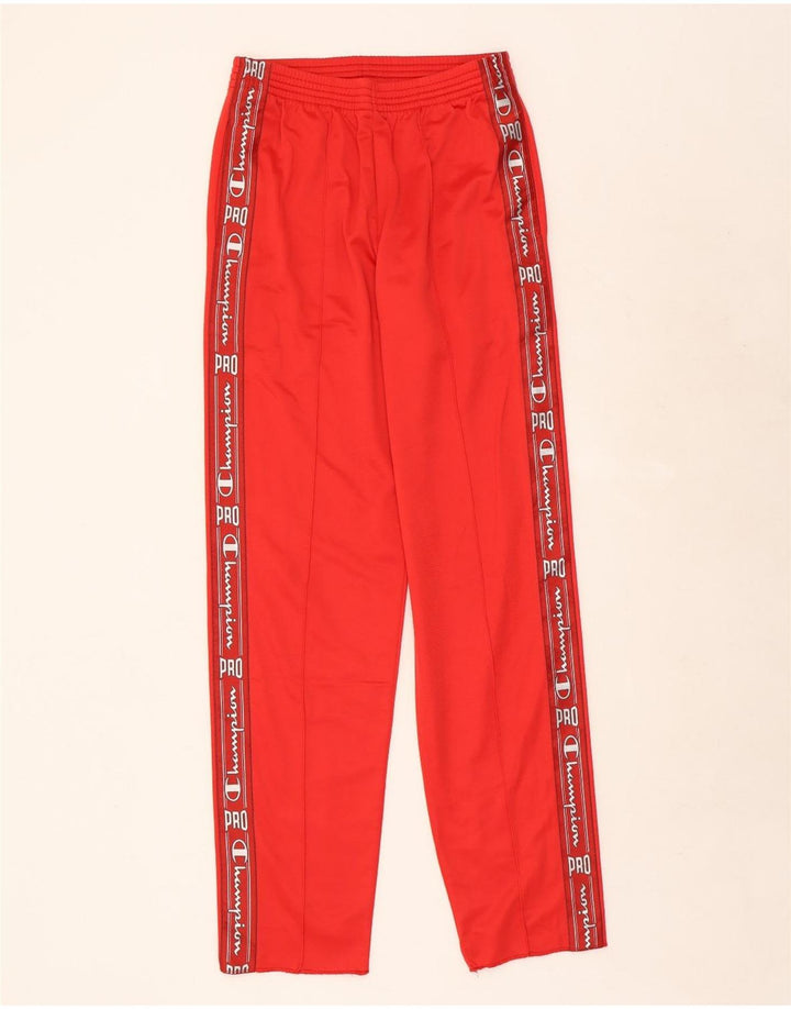 Champion Mens Graphic Full Tracksuit Small  Red Colourblock Polyester