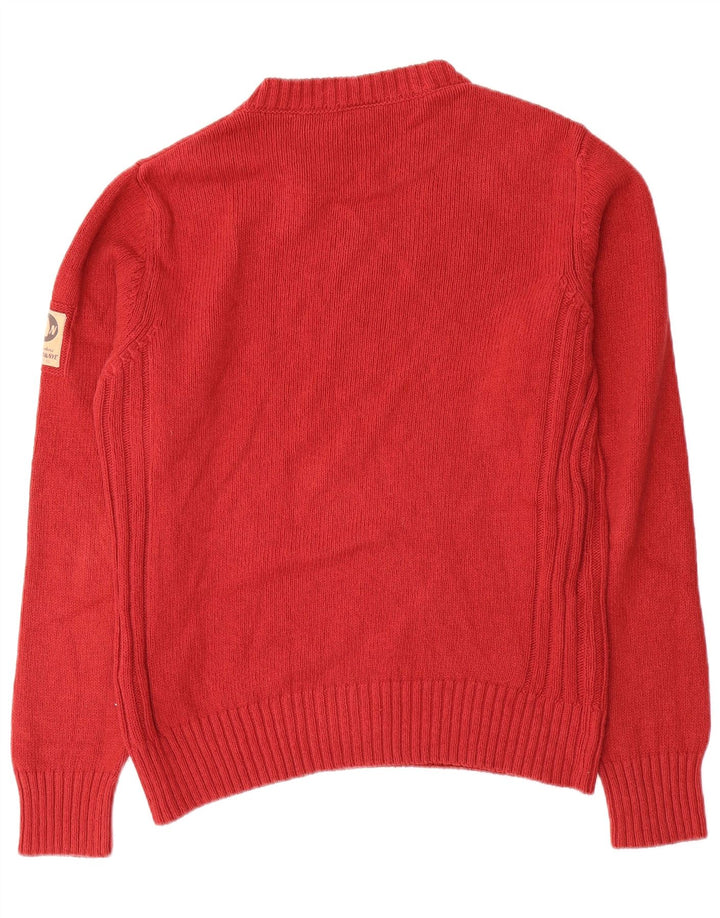Murphy & Nye Herre sweater med rund hals, medium rød bomuld
