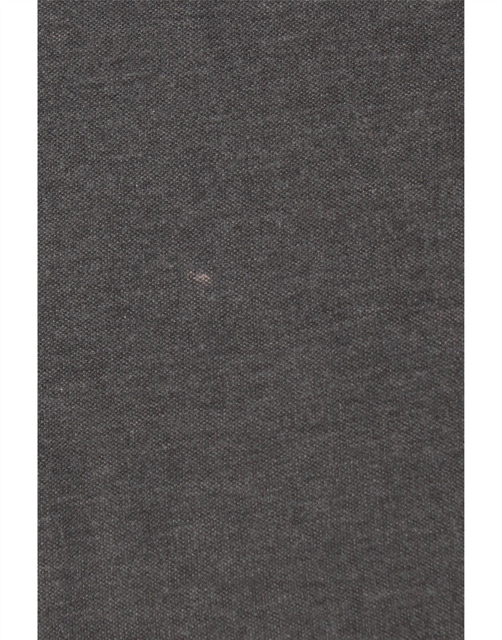 KAPPA Mens Polo Shirt Large Grey Cotton