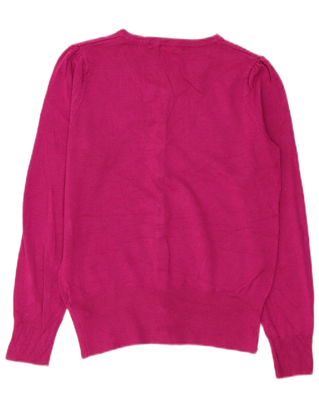 Marks & Spencer Womens Cardigan Sweater UK 8 Small Pink Viscose