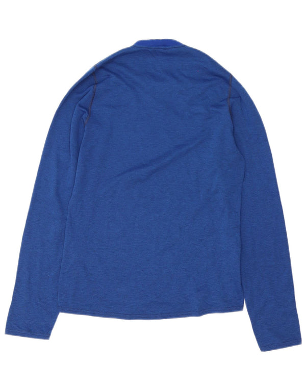 Patagonia Mens Regular Fit Top Manga Longa XS Azul Poliéster