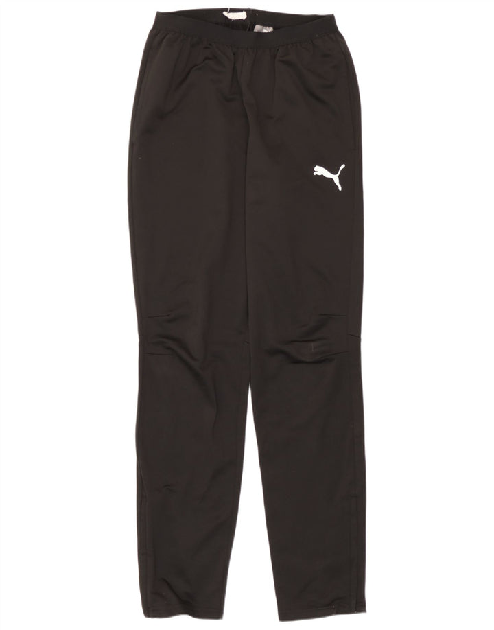 Puma Mens Tracksuit Trousers Small  Black Polyester