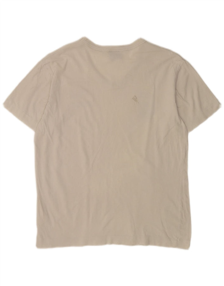 Diesel Mens Graphic T-Shirt Top Medium White Cotton