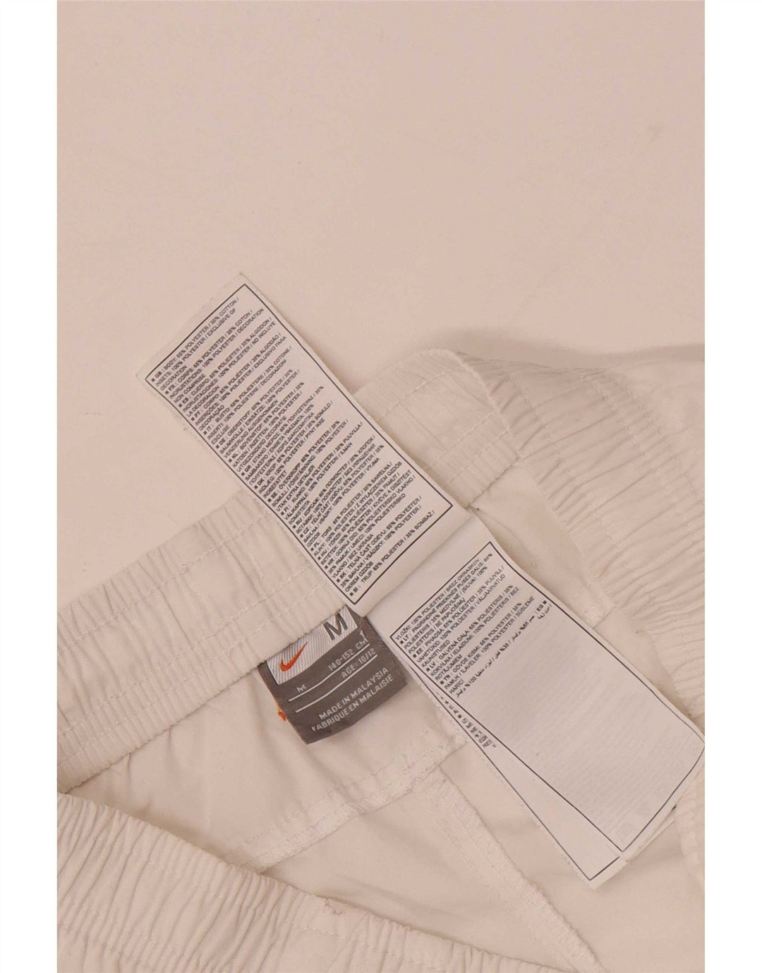 Nike Boys Sports Shorts 10-11 år Medium White Polyester