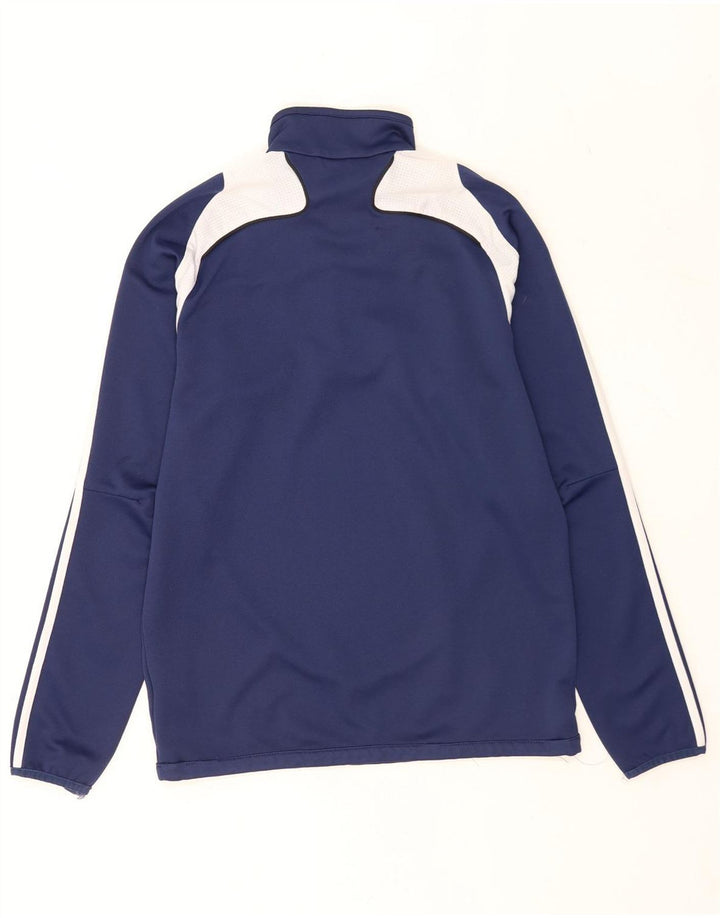 Adidas Mens Graphic Pullover Tracksuit Top UK 40/42 Medium Navy Blue