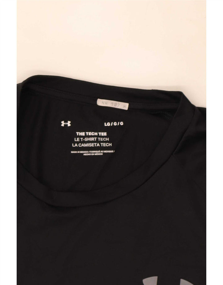 Under Armour Mens T-Shirt Top Large Black