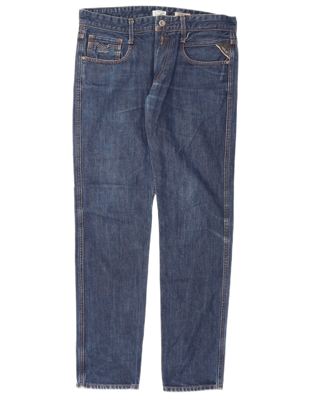 Jeans slim da uomo Replay W32 L32 cotone blu