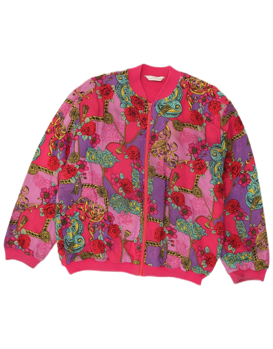 Marks & Spencer Girls St. Michael Bomber Jacket 13-14 Years Pink Floral
