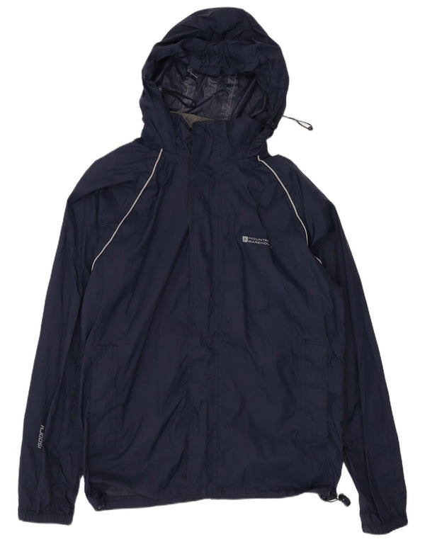 Mountain Warehouse Chaqueta impermeable holgada con capucha para hombre UK 34 XS Azul marino