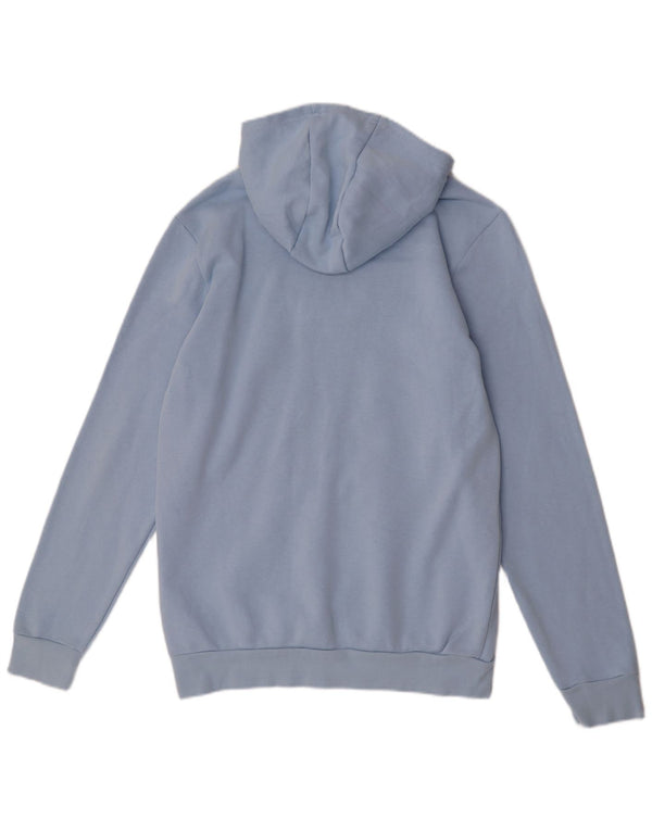 Felpa con cappuccio grafica per ragazze Adidas 15-16 anni in cotone blu