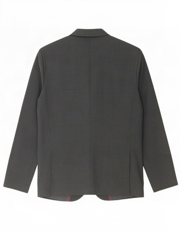 Marks & Spencer Chaqueta tipo blazer con 2 botones para hombre, talla 42, lana gris grande