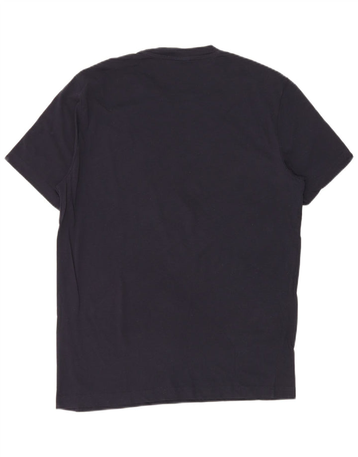 CHAMPION Mens Graphic T-Shirt Top Large Navy Blue
