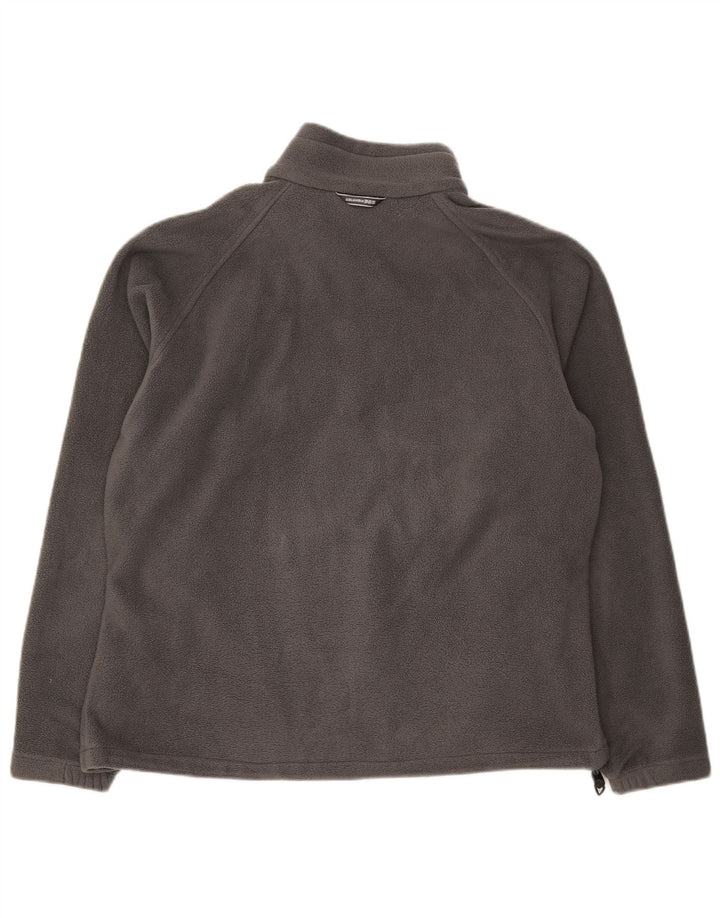 COLUMBIA Womens Oversized Fleece Jacket UK 18 XL Grey Polyester