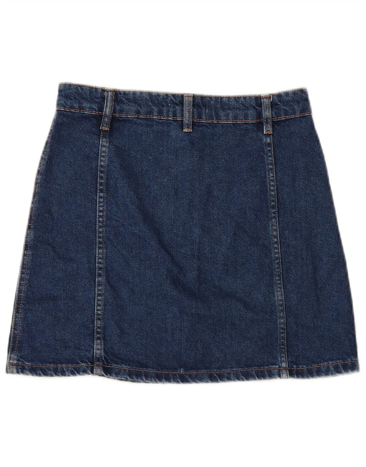 ZARA Womens Denim Skirt Small W28  Blue