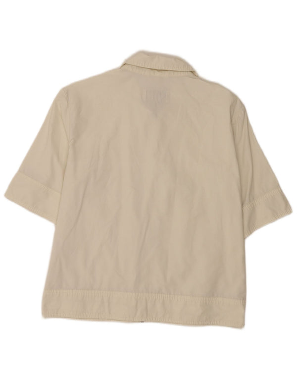 Camicia a maniche corte Belfe & da donna UK 10 piccola bianca
