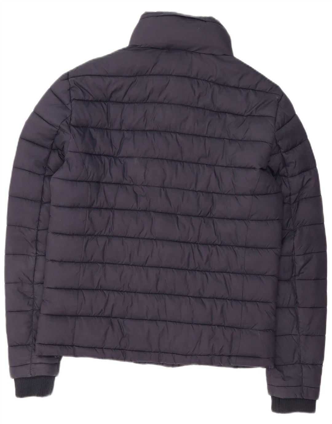 Superdry Mens Padded Jacket UK 36 Small Navy Blue Polyester