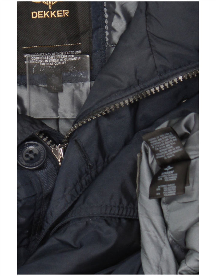 Dekker Herren Utility Jacke UK 42 XL Marineblau Polyamid