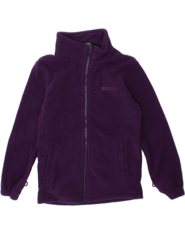 MOUNTAIN WAREHOUSE Girls Fleece Jacket 7-8 Years Purple Polyester Vintage Mountain Warehouse and Second-Hand Mountain Warehouse from Messina Hembry 