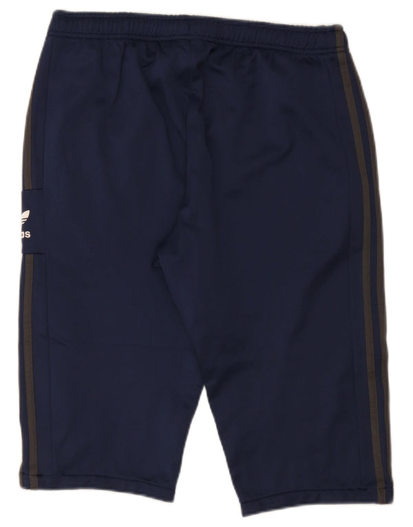 Pantaloncini sportivi da uomo Adidas Large blu navy in poliestere