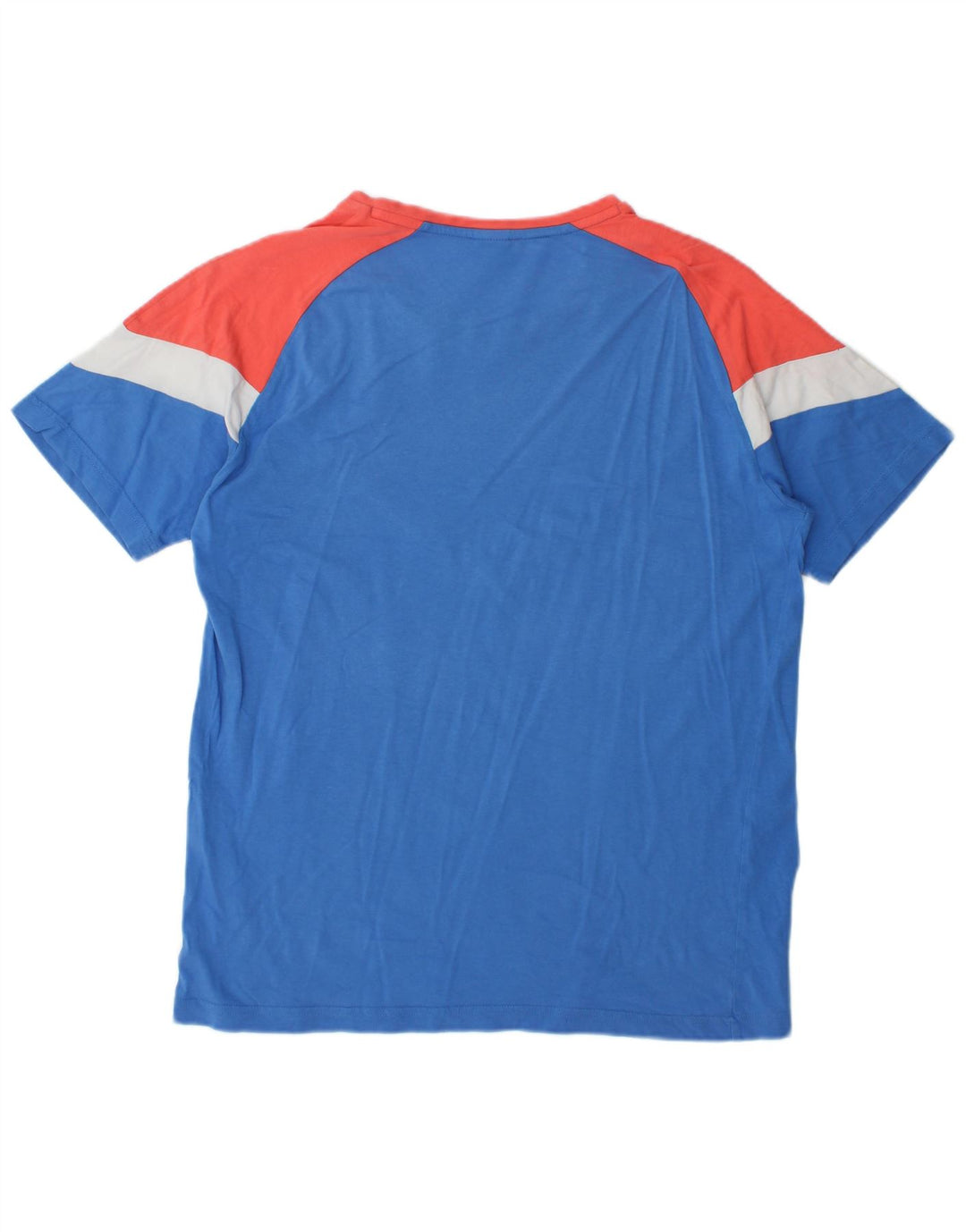 T-shirt męski Puma Top, średni niebieski, blok kolorów