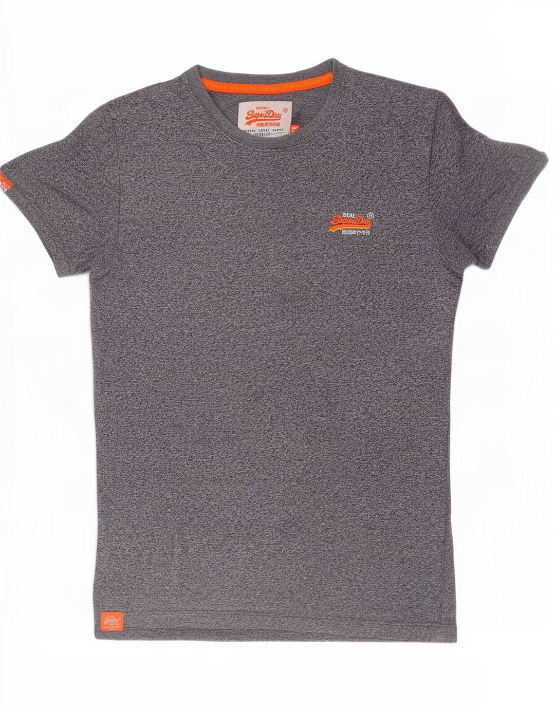 T-shirt męski Superdry, mały, szary, bawełniany w plamki