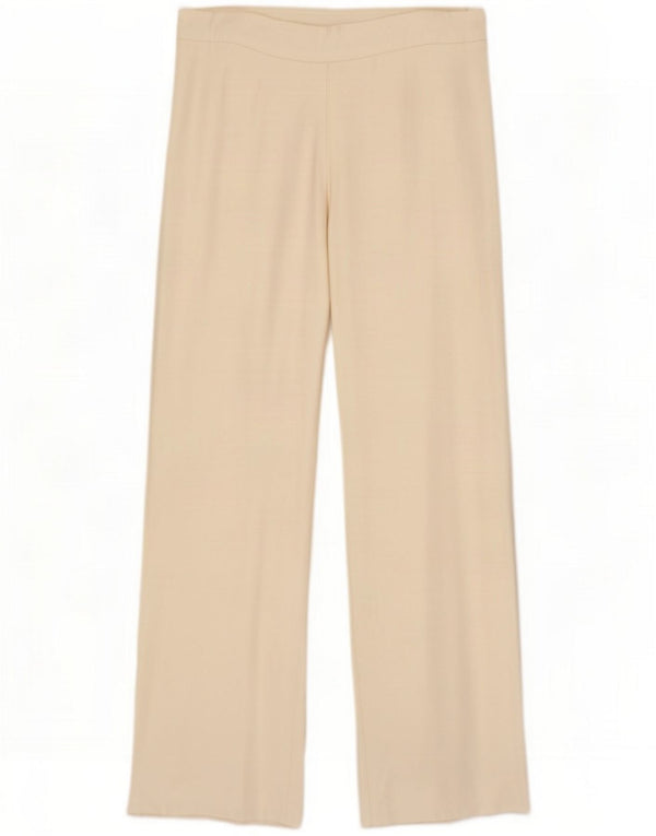 Patrizia Pepe Womens Wide Leg Casual Παντελόνι IT 44 Medium W30 L32 White