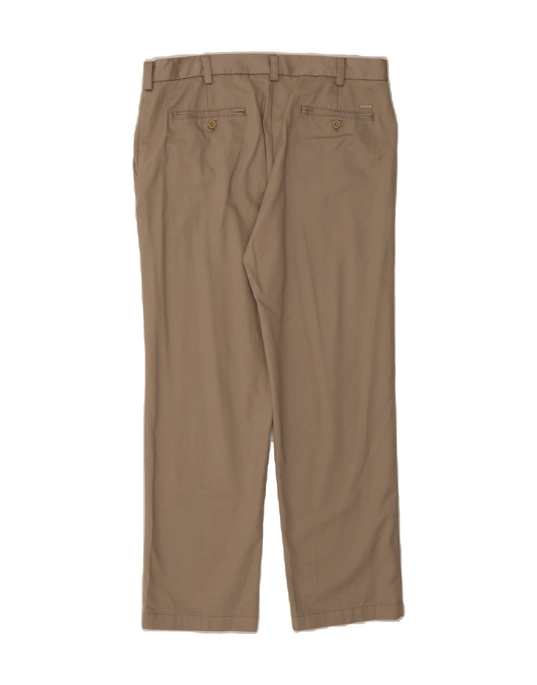 IZOD Mens Straight Chino Trousers W34 L30 Beige Cotton Vintage Izod and Second-Hand Izod from Messina Hembry 