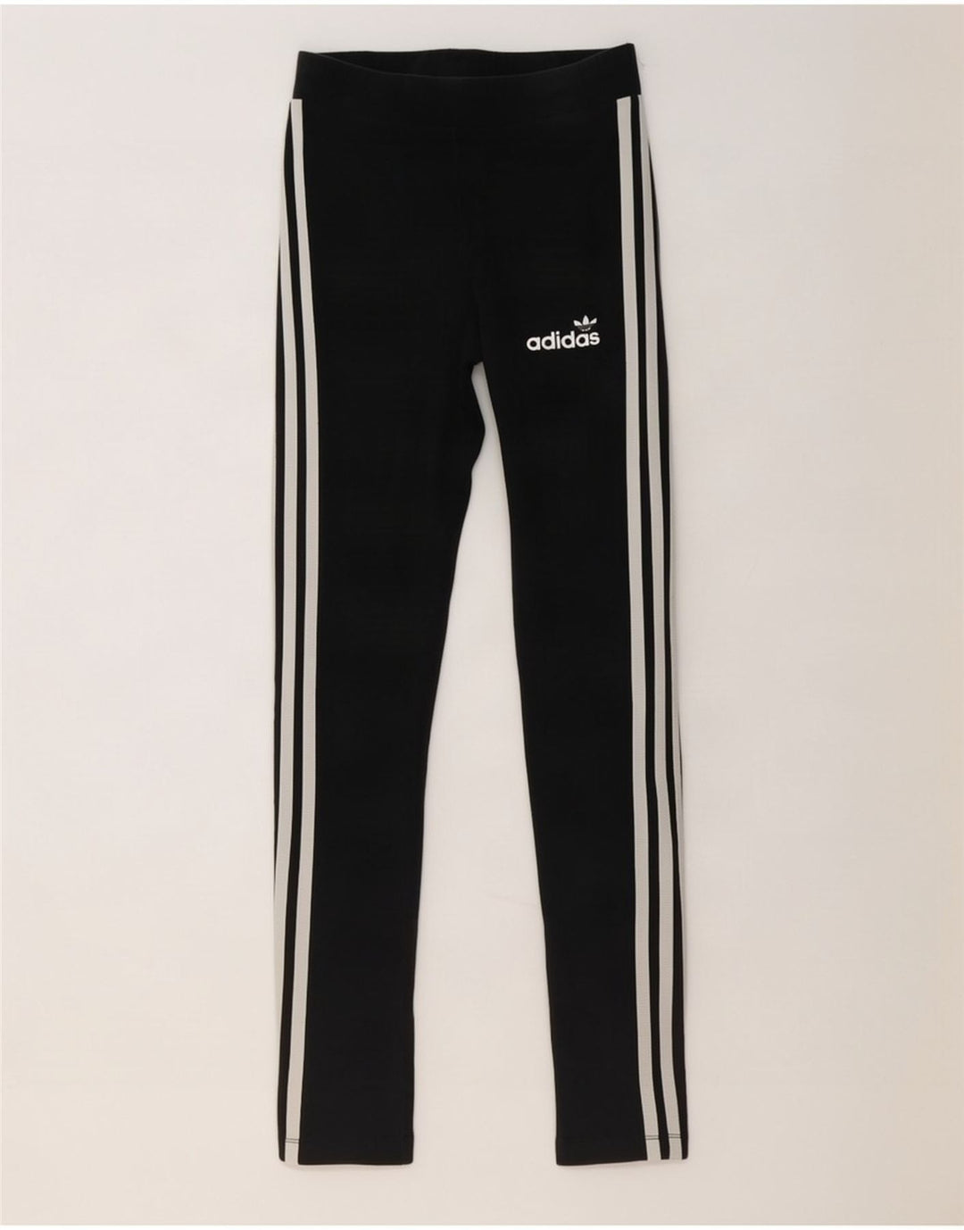 Adidas Womens Leggings UK 8 Small Black Cotton