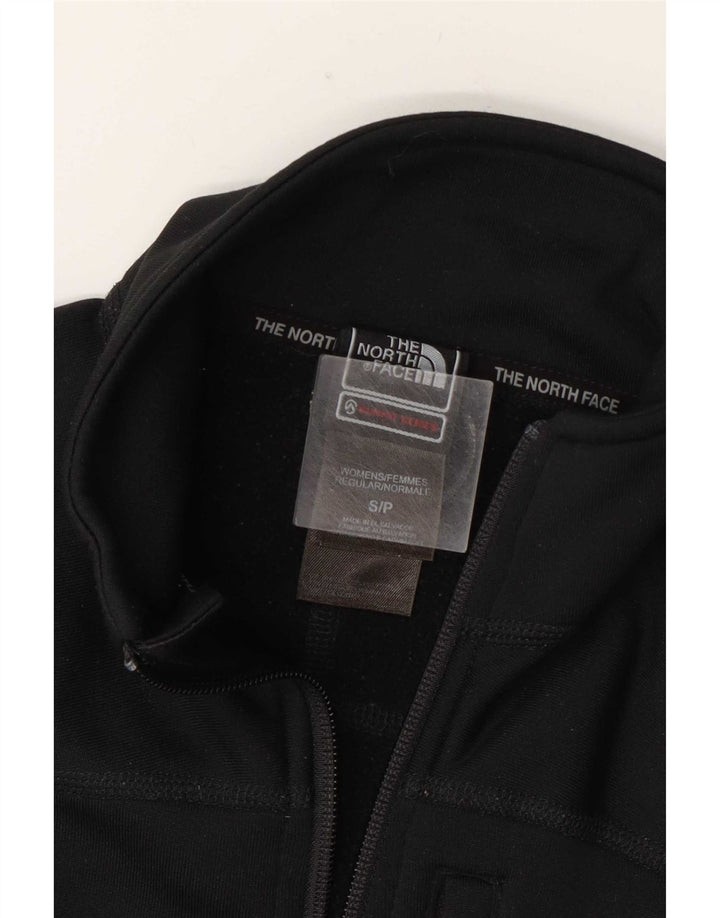 The North Face Womens Zip Neck Pullover Tracksuit Top UK 10 Small Black