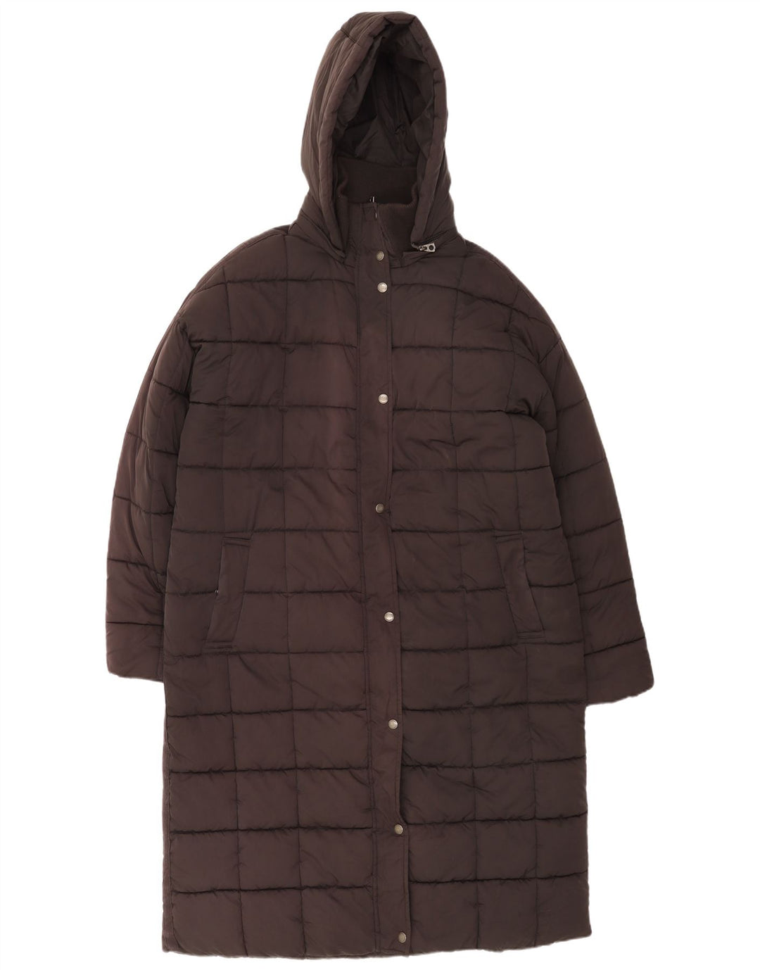 Fat Face Wattierter Damenmantel mit Kapuze, UK 18, XL, Schwarz, Polyester
