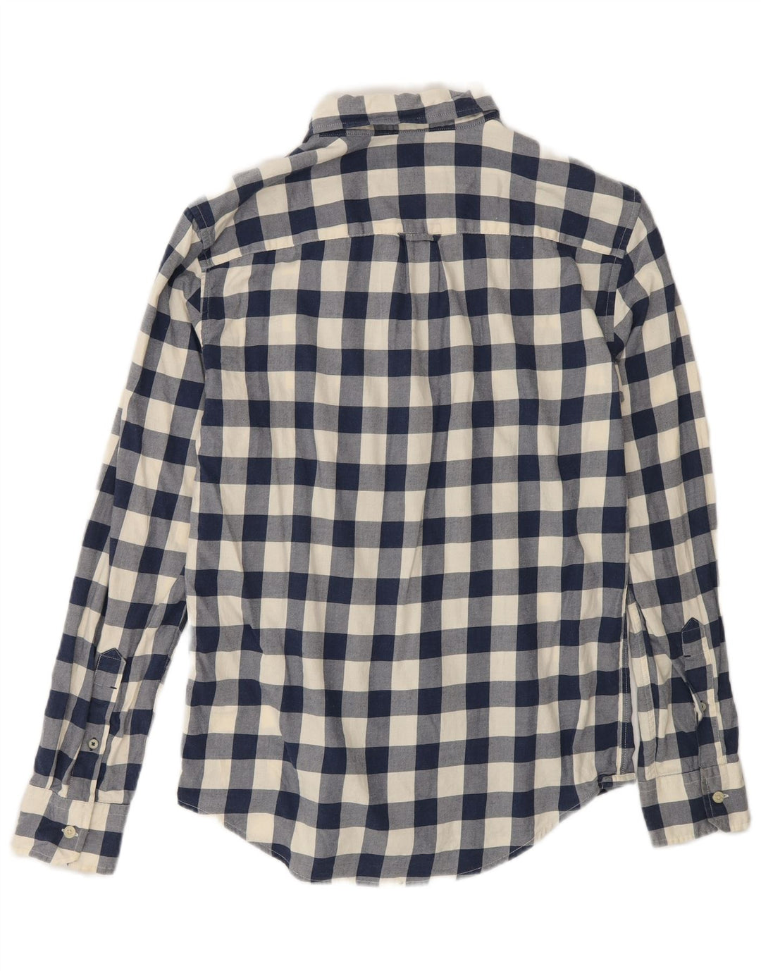 American Eagle Herre Classic Fit skjorte XS Navy Blue Gingham Cotton