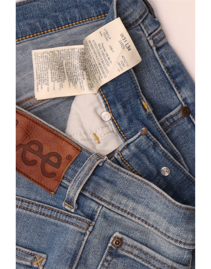 Lee Mens Daren Slim Jeans W31 L29 Blå Bomuld