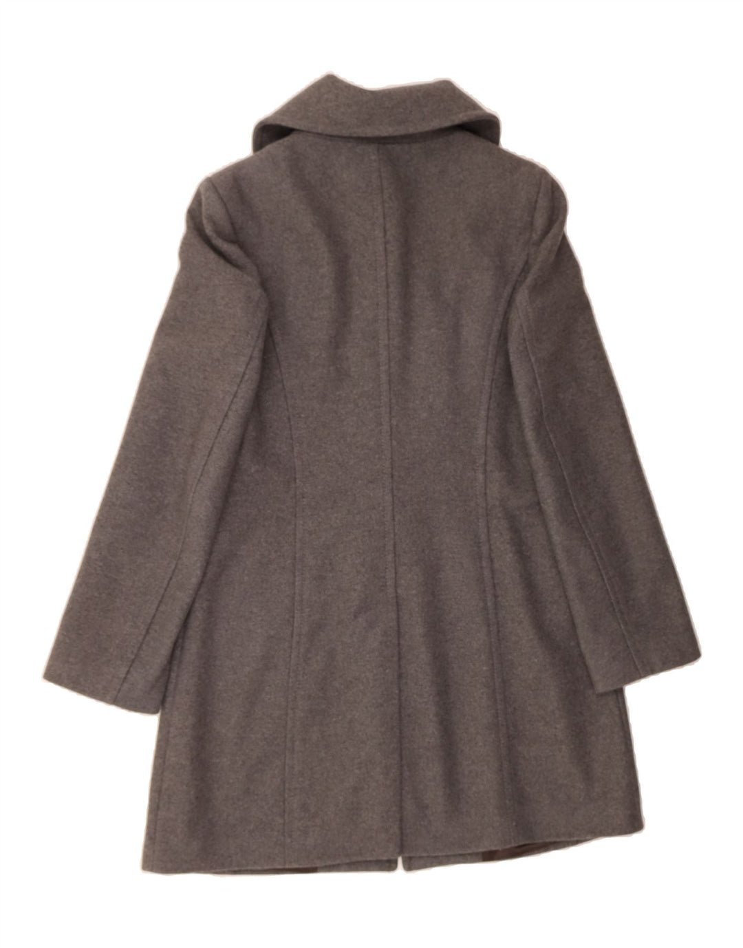 BENETTON Womens Overcoat UK 14 Medium Grey Vintage Benetton and Second-Hand Benetton from Messina Hembry 