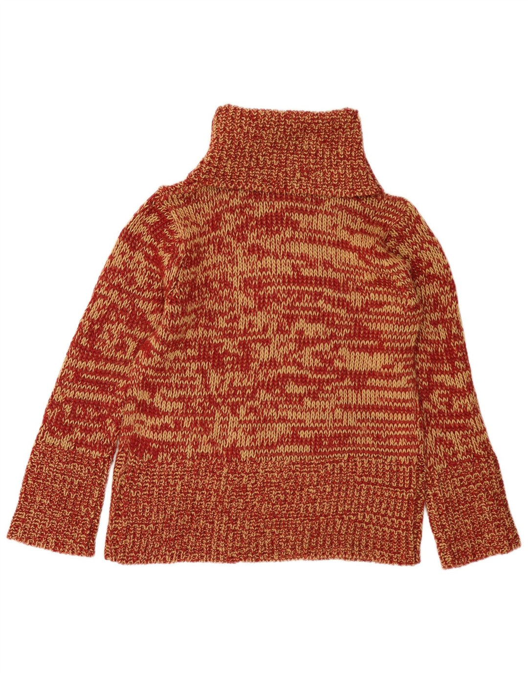 Blue Motion Dame Roll Neck Jumper Sweater UK 16 Large Red Flecked