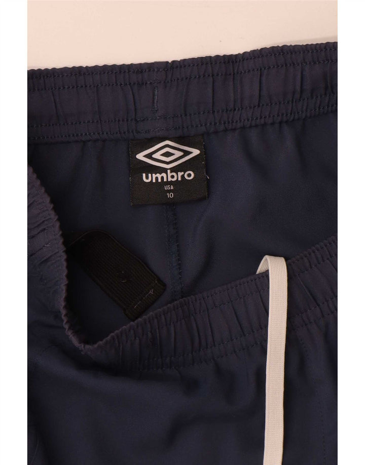 Umbro Womens Sport Shorts US 10 Large Navy Blue