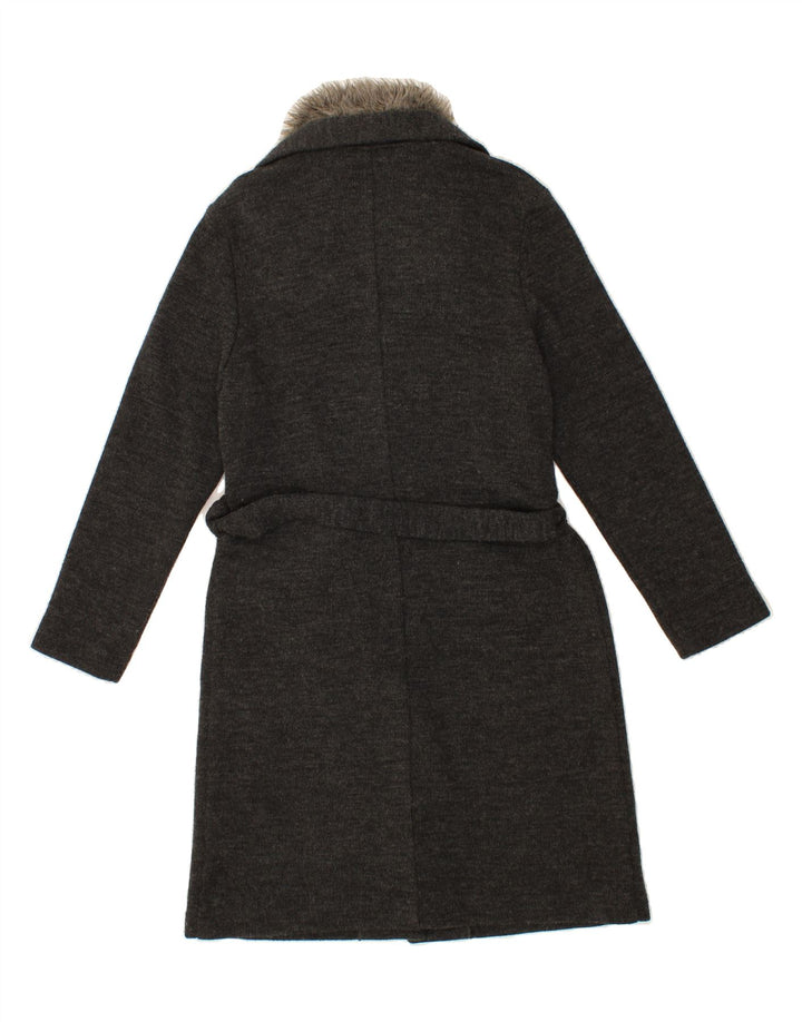 PHEDER Womens Overcoat UK 16 Large Grey Vintage Pheder and Second-Hand Pheder from Messina Hembry 