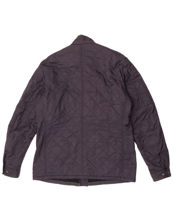 Giacca trapuntata da uomo Barbour UK 42 XL poliestere blu navy