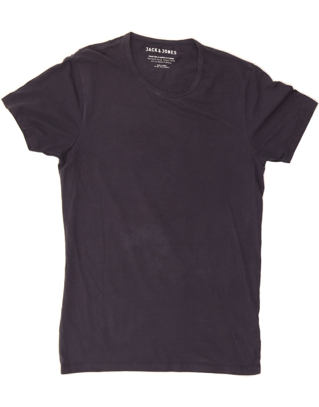JACK & JONES Mens T-Shirt XL Navy Blue Cotton Vintage Jack & Jones and Second-Hand Jack & Jones from Messina Hembry 