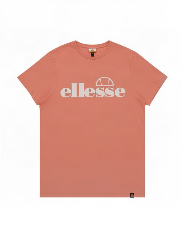 T-shirt grafica da donna Ellesse Top UK 12 cotone rosa medio