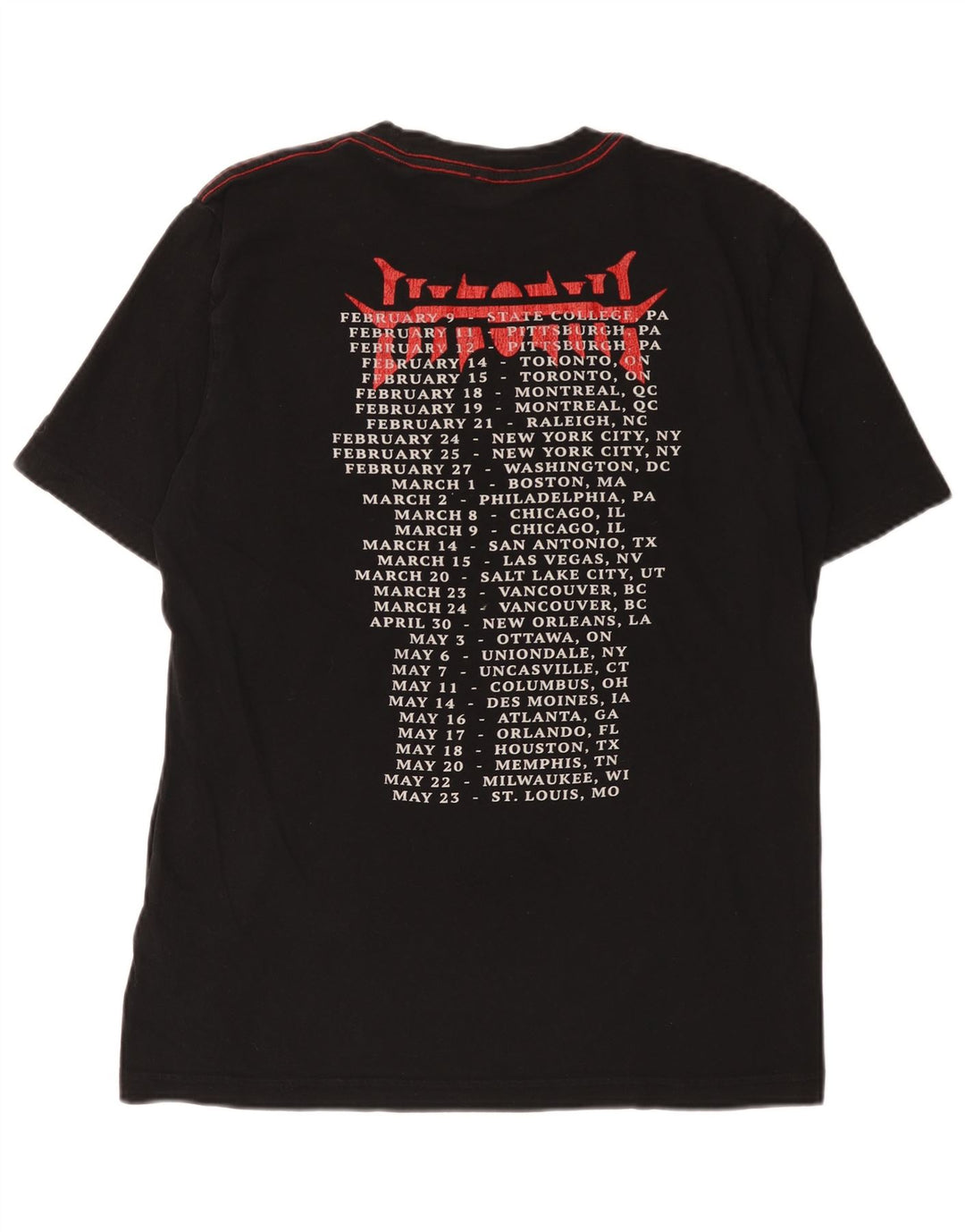 Diesel Mens Graphic T-Shirt Top Medium Black Cotton