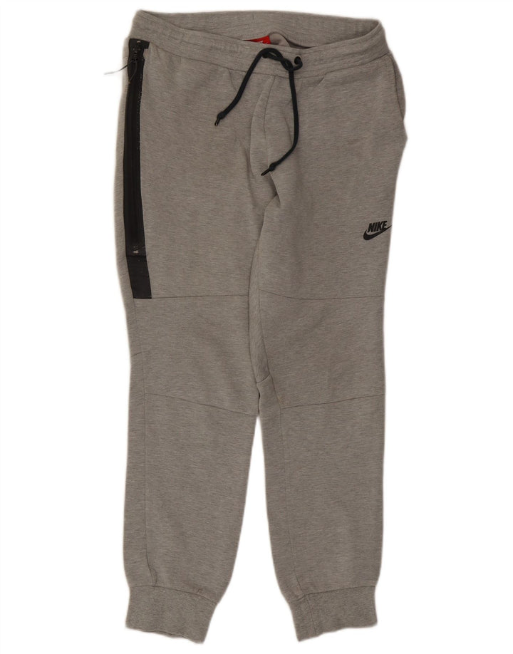 Nike Mens Tracksuit Trousers Joggers Medium  Grey Colourblock Cotton